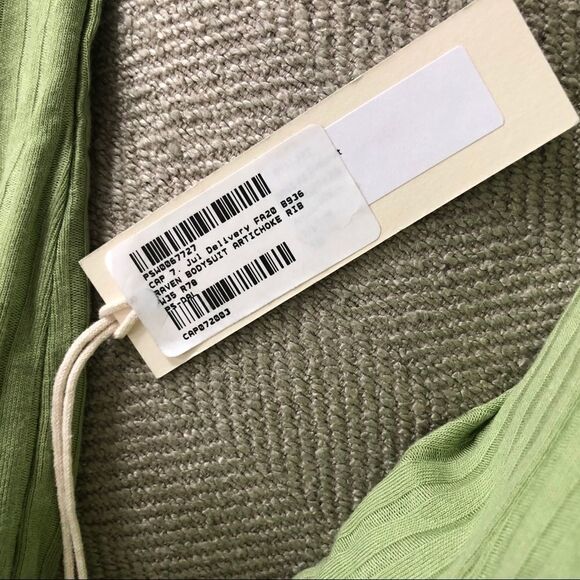 Capulet Raven Bodysuit Artichoke Rib NWT SAMPLE S - Picture 8 of 9